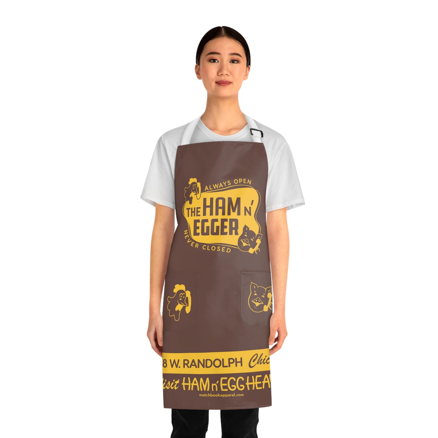 Ham n' Egger - Apron (Brown)
