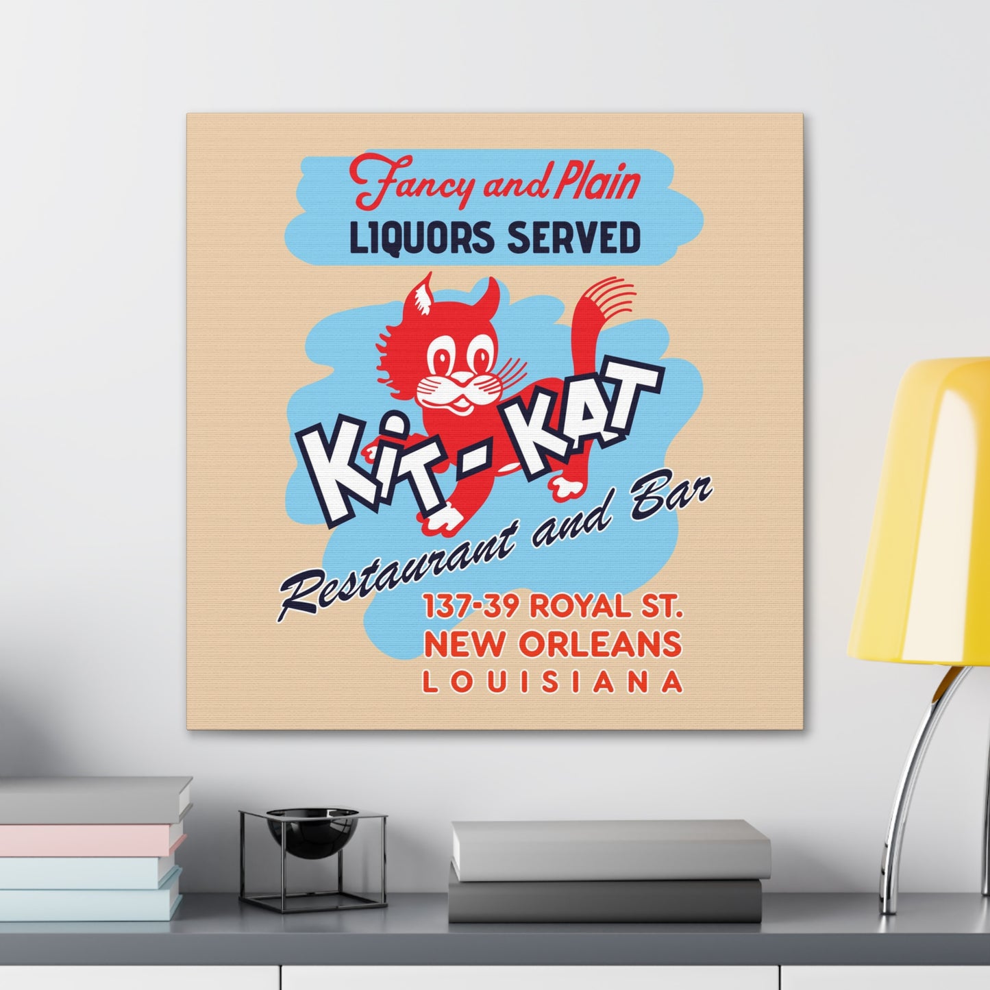 Kit Kat Restaurant & Bar - Canvas Wall Art