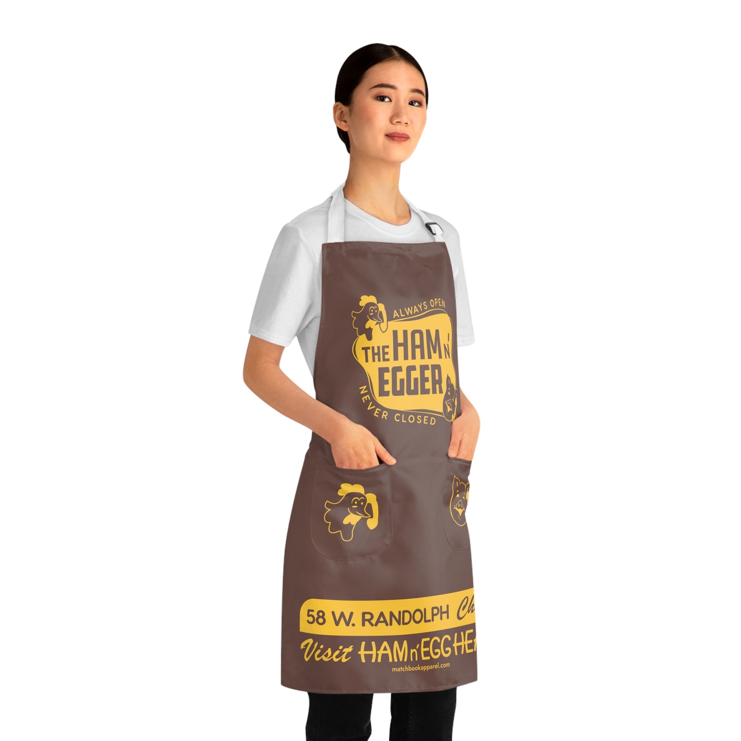 Ham n' Egger - Apron (Brown)