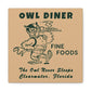 Owl Diner - Canvas Wall Art