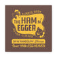 Ham n' Egger - Canvas Wall Art (Brown)