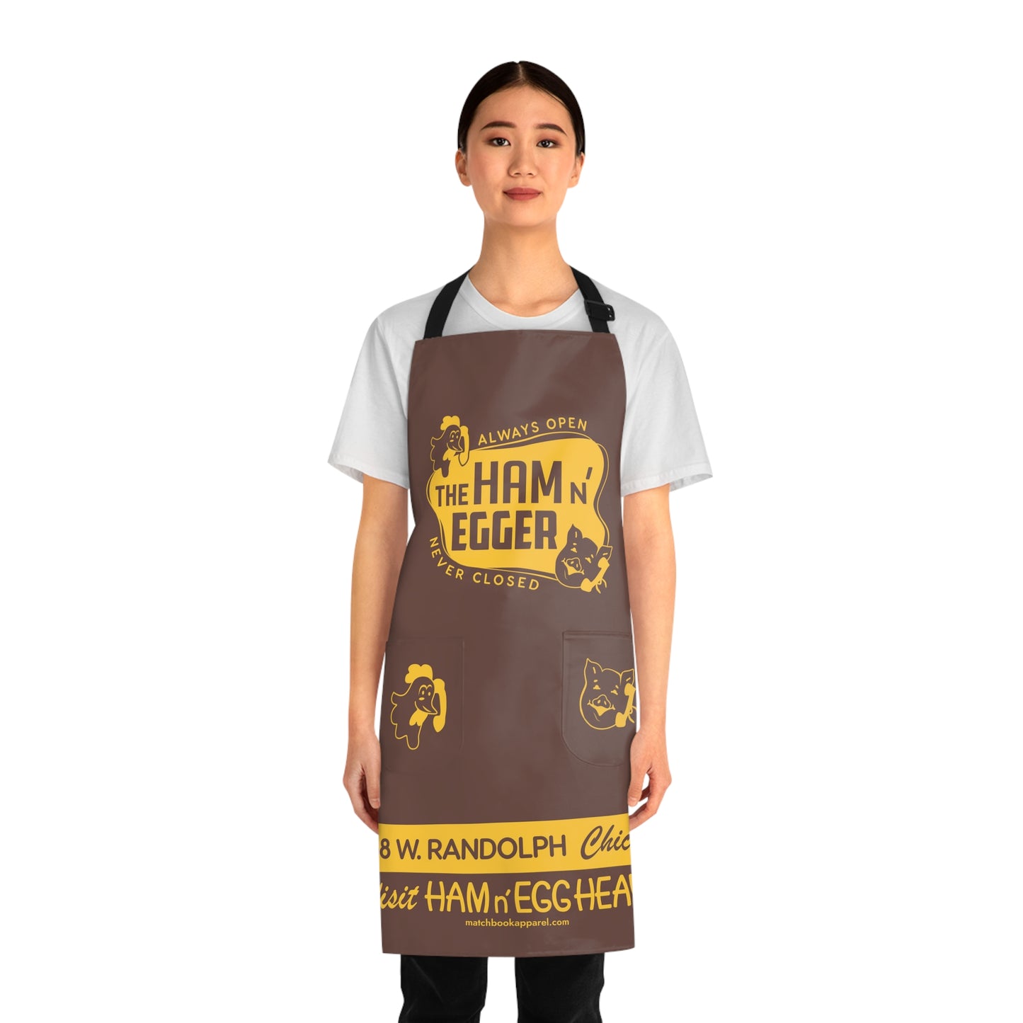 Ham n' Egger - Apron (Brown)