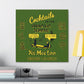 Cocktails in the Kwan Yin Temple - Canvas Wall Art