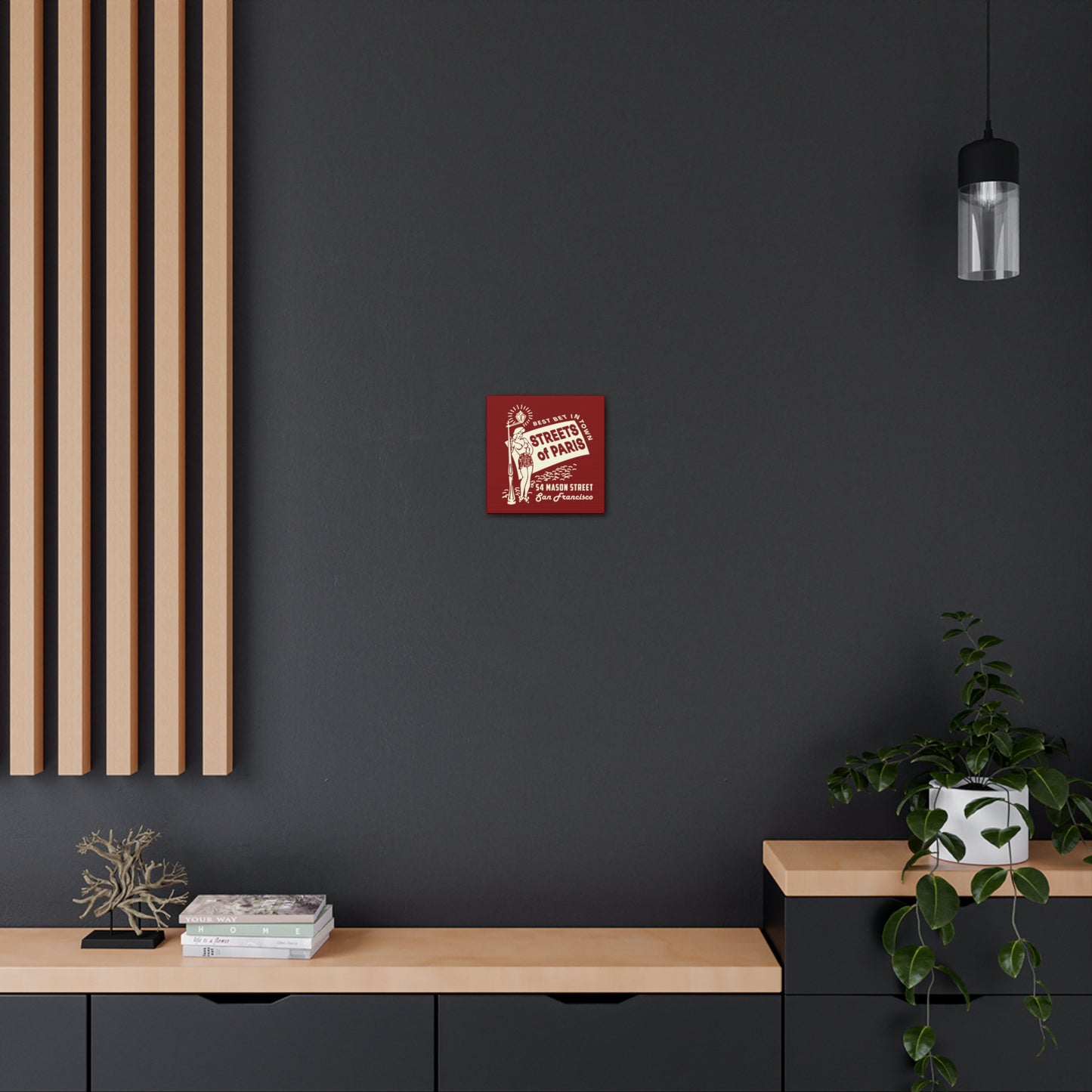 Streets of Paris  - Canvas Wall Art