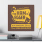 Ham n' Egger - Canvas Wall Art (Brown)