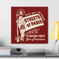 Streets of Paris  - Canvas Wall Art