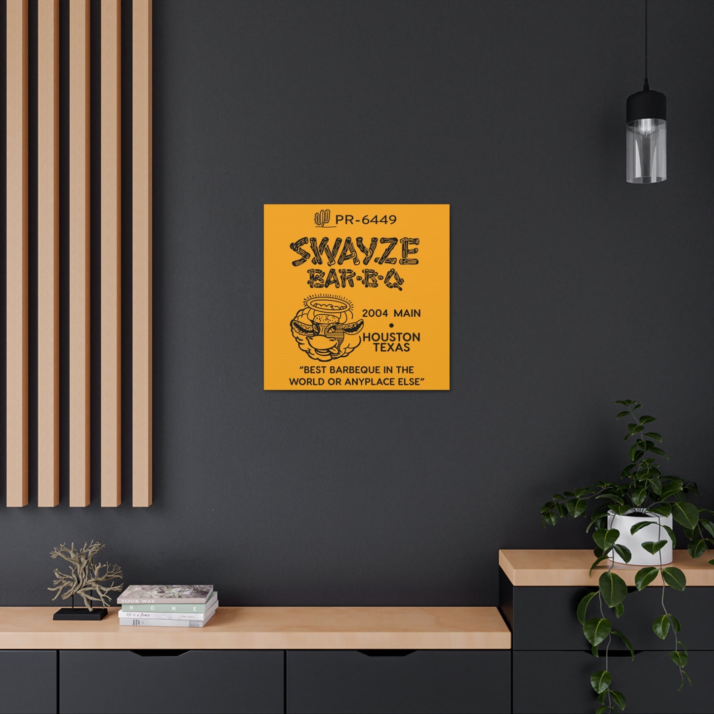 Swayze BBQ - Canvas Wall Art