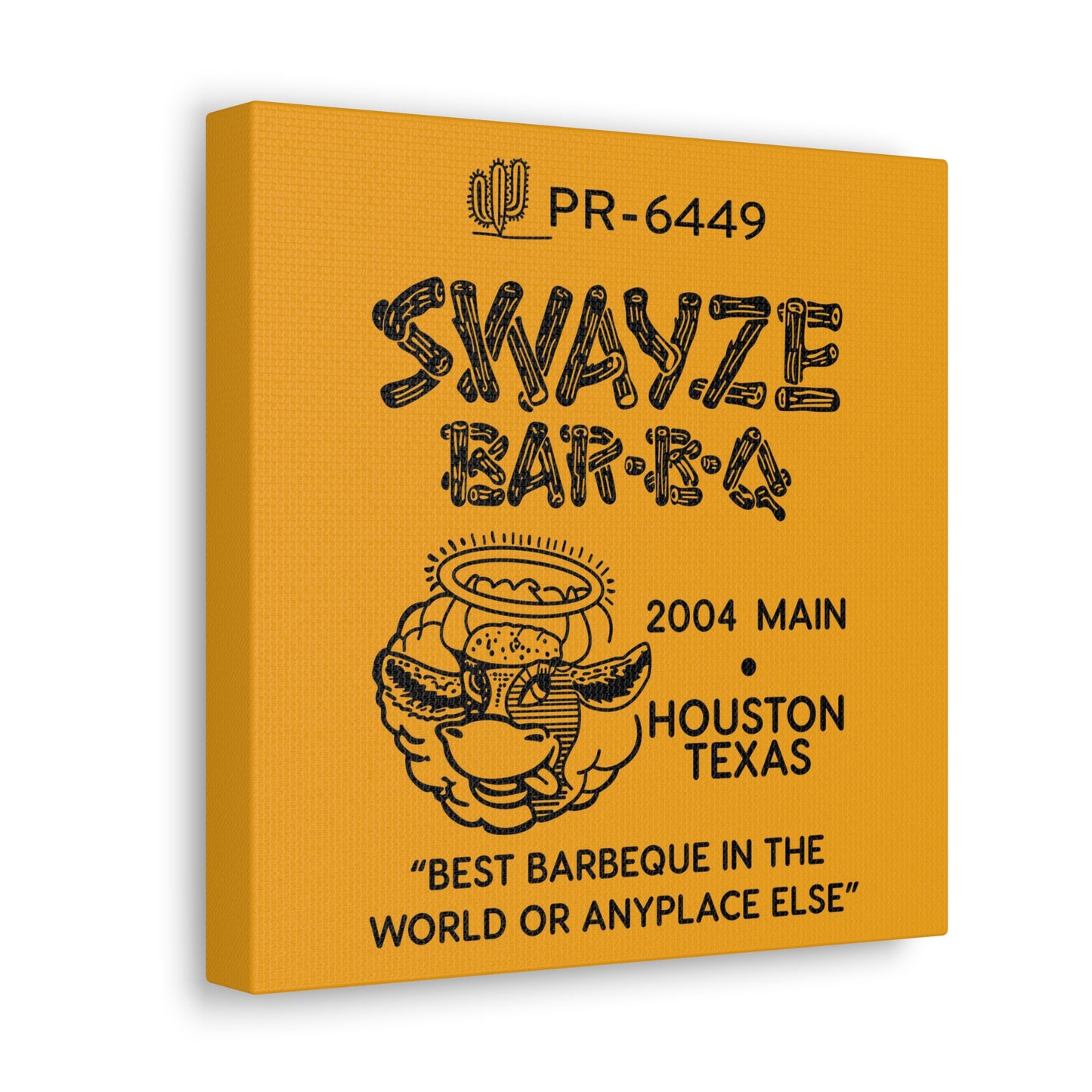 Swayze BBQ - Canvas Wall Art