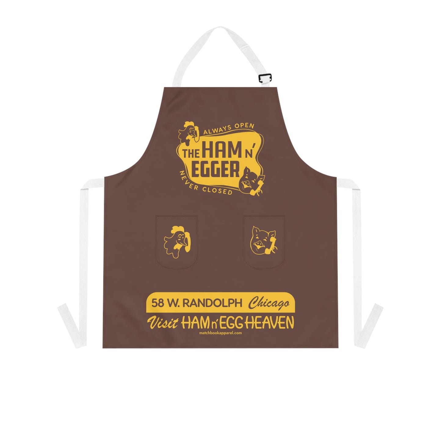 Ham n' Egger - Apron (Brown)