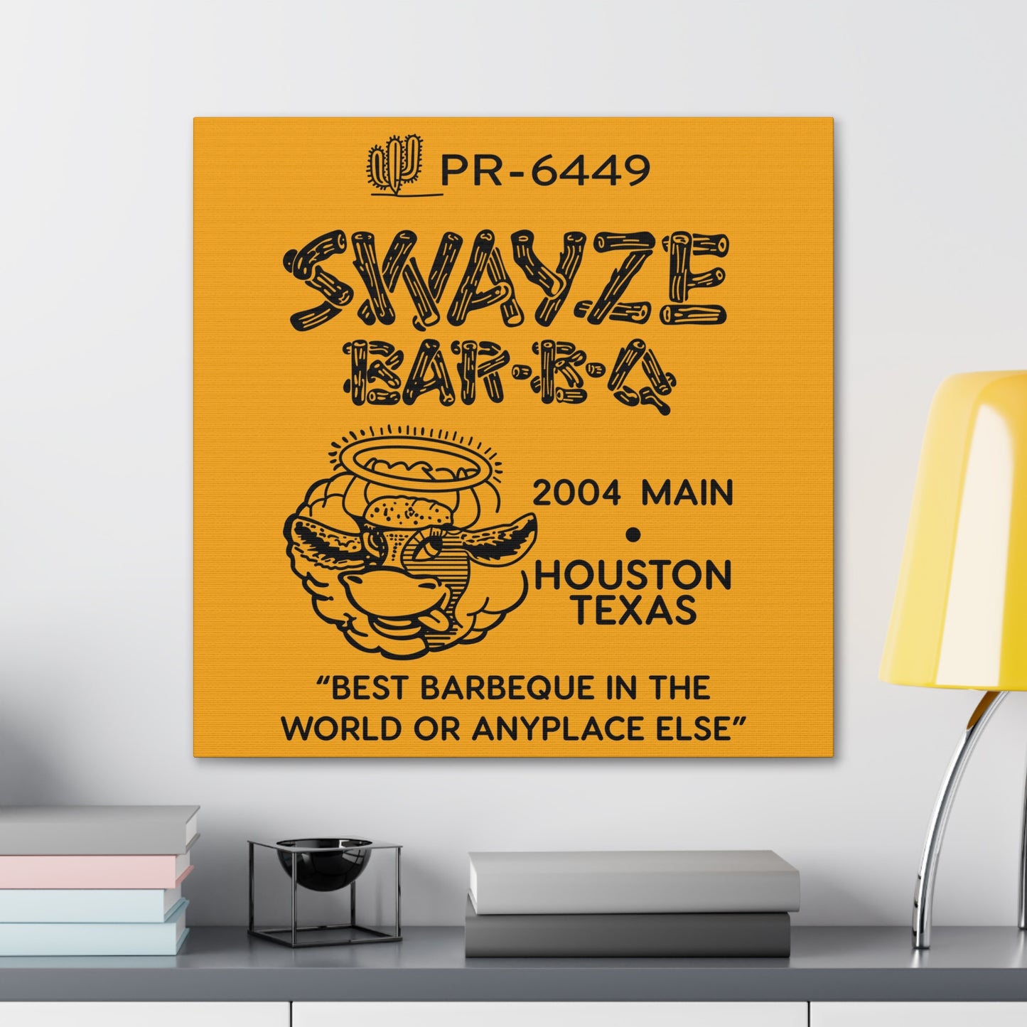 Swayze BBQ - Canvas Wall Art