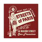 Streets of Paris  - Canvas Wall Art