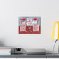 Ham n' Egger - Vintage Menu on Canvas