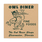 Owl Diner - Canvas Wall Art