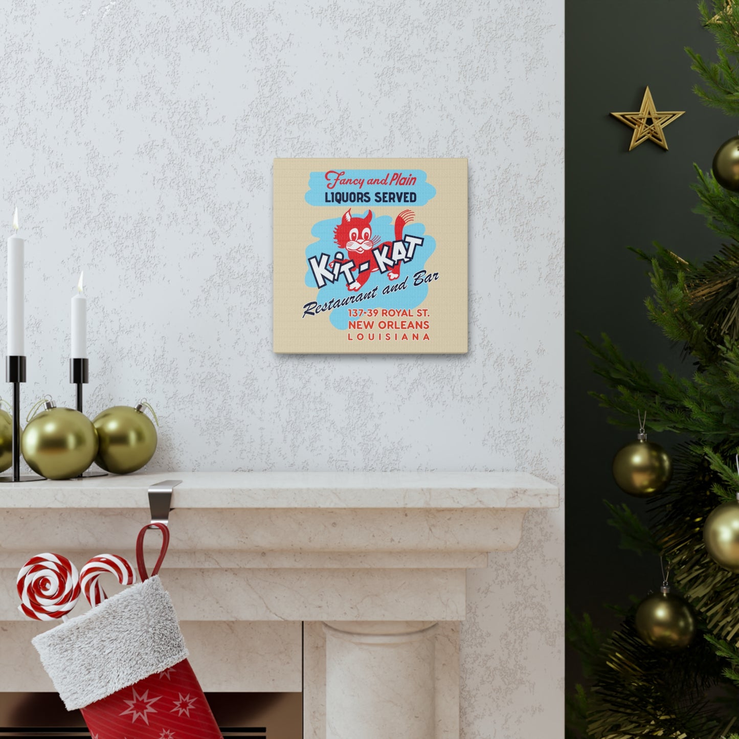 Kit Kat Restaurant & Bar - Canvas Wall Art