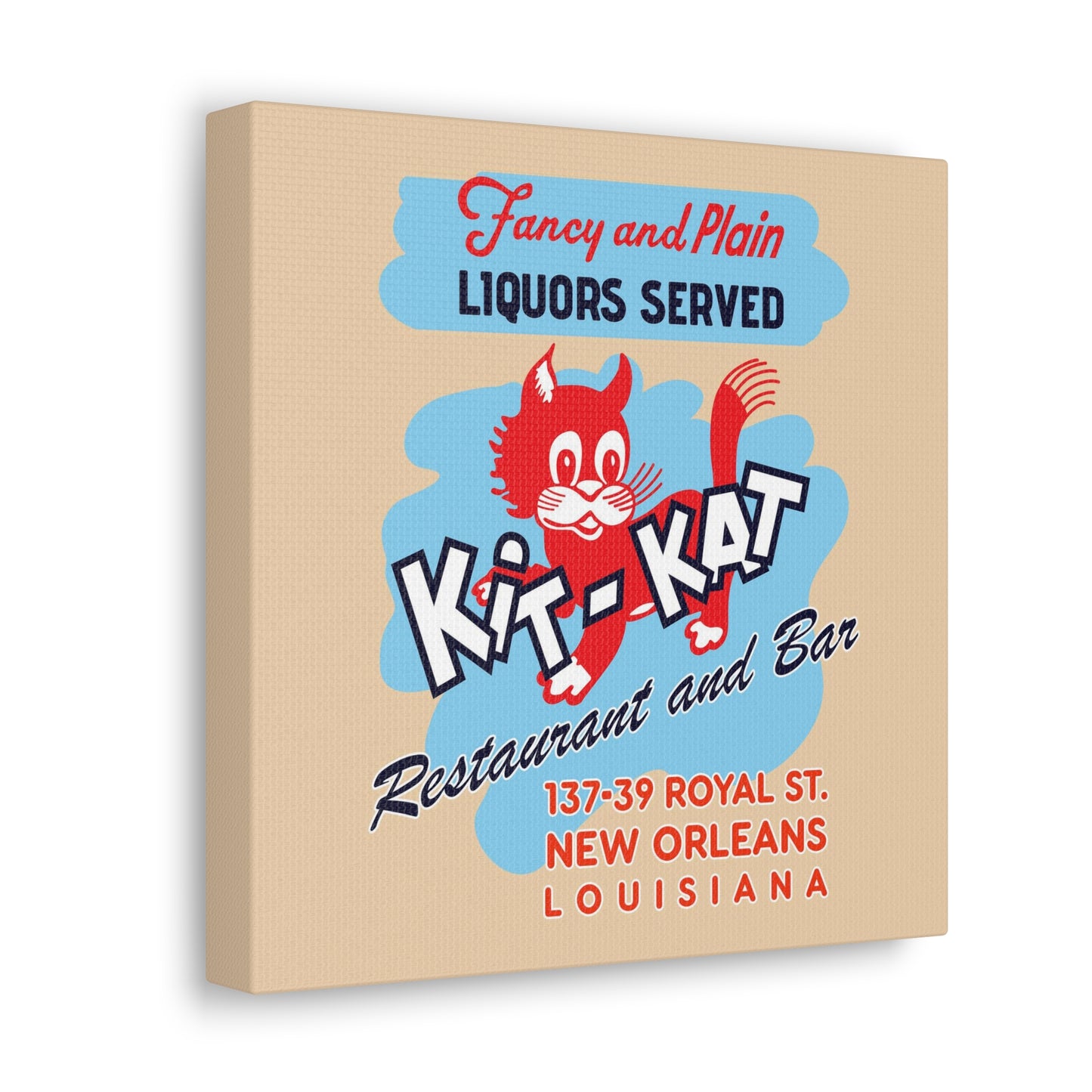 Kit Kat Restaurant & Bar - Canvas Wall Art