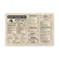 Kissin' Cuzzins Pancake Inn - Vintage Menu on Canvas