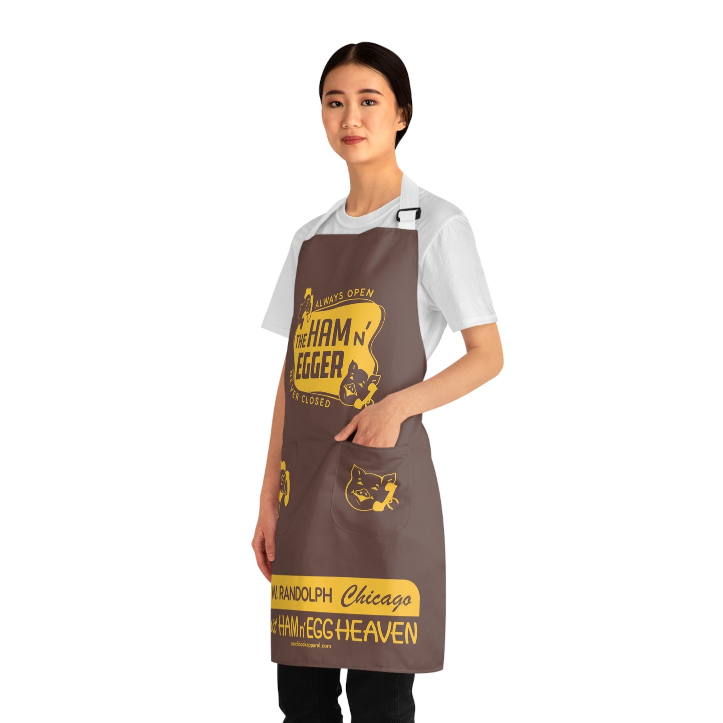 Ham n' Egger - Apron (Brown)
