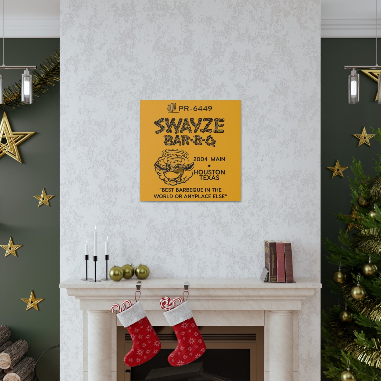 Swayze BBQ - Canvas Wall Art