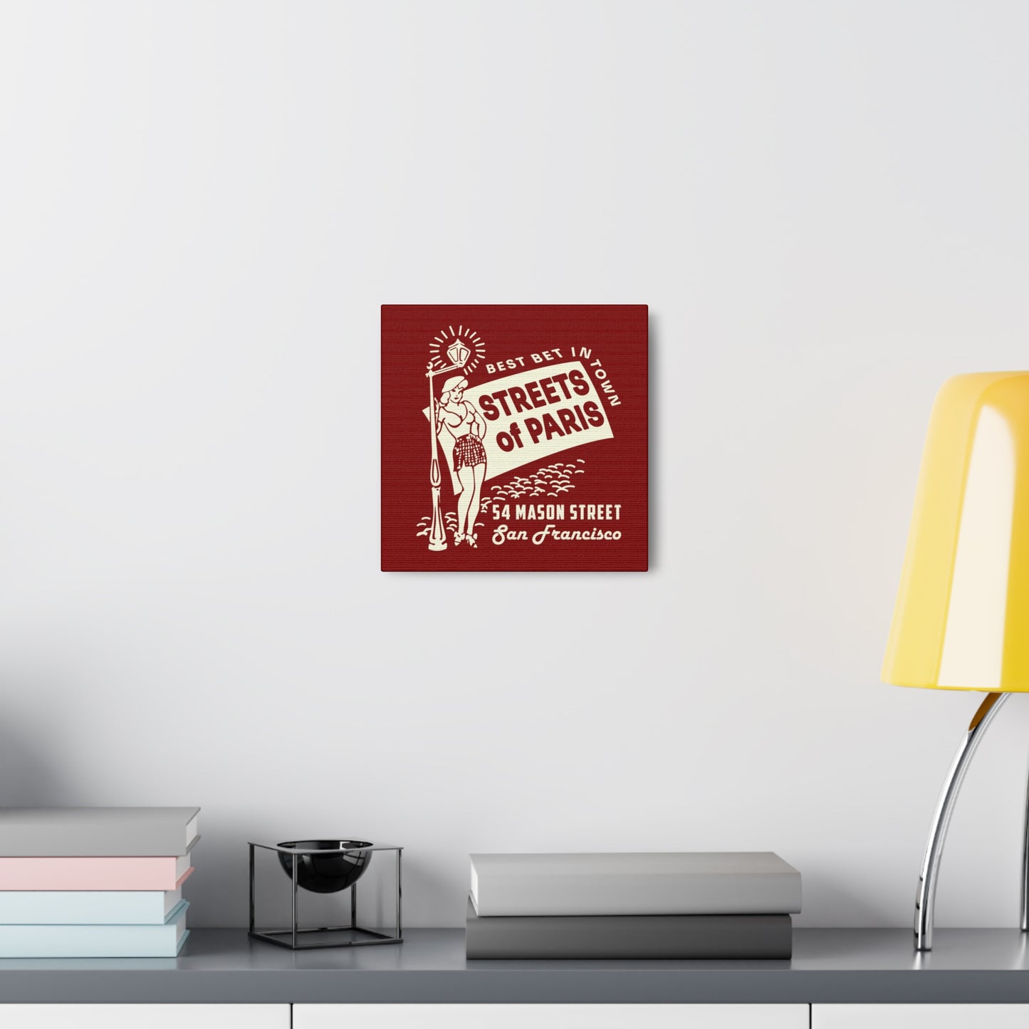Streets of Paris  - Canvas Wall Art