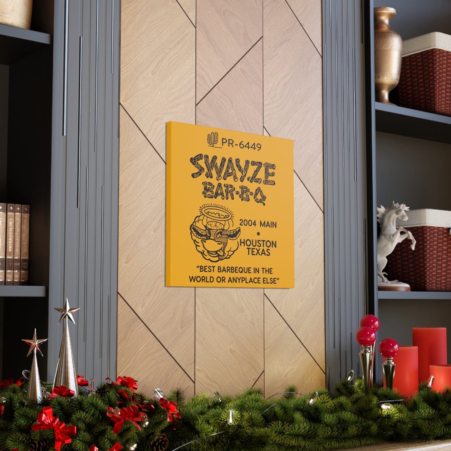 Swayze BBQ - Canvas Wall Art