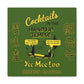 Cocktails in the Kwan Yin Temple - Canvas Wall Art