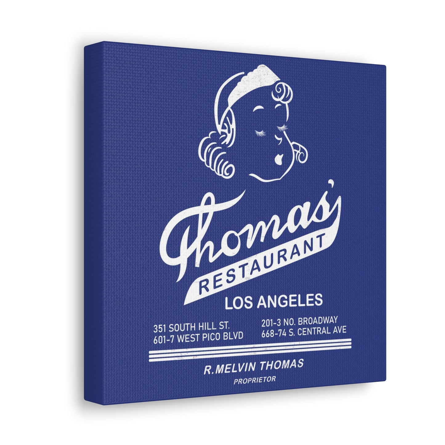 Thomas' Restaurant- Canvas Wall Art